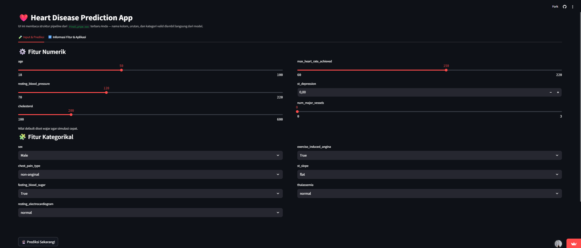 Heart Disease Prediction App